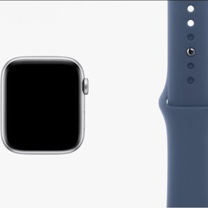 Smart Apple Watch with Blue Band